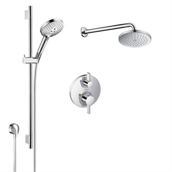 HANSGROHE POWDER RAIN THERMOSTATIC SHOWER KIT 