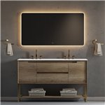 Virta 60 Inch Ashley Floor Mount Double Sink Vanity