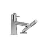 Riobel GS29 2-way 2-piece Type T thermostatic coaxial deck-mount tub filler with hand shower