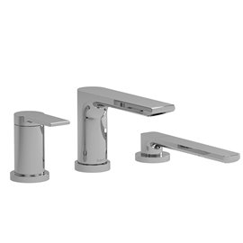 Riobel Fresk FR16 3-piece Type P (pressure balance) deck-mount tub filler with hand shower