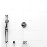 Riobel GS KIT1244GS ½" 2-way Type T/P (thermostatic/pressure balance) coaxial system with spout and hand shower rail