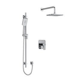 Riobel Fresk KIT323FR Type T/P (thermostatic/pressure balance) ½" coaxial 2-way system with hand shower and shower head