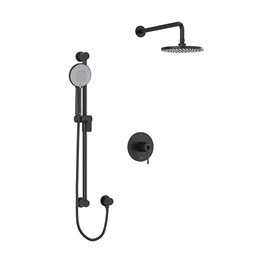 Riobel GS KIT323GS Type T/P (thermostatic/pressure balance) ½" coaxial 2-way system with hand shower and shower head