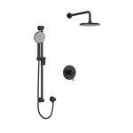 Riobel GS KIT323GS Type T/P (thermostatic/pressure balance) ½" coaxial 2-way system with hand shower and shower head