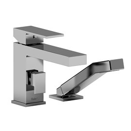 Riobel Kubik US02 2-piece deck-mount tub filler with hand shower