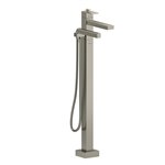 Riobel Kubik US39 2-way Type T (thermostatic) coaxial floor-mount tub filler with hand shower