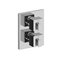 Riobel Kubik US46 4-way Type T/P (thermostatic/pressure balance) ¾" coaxial complete valve