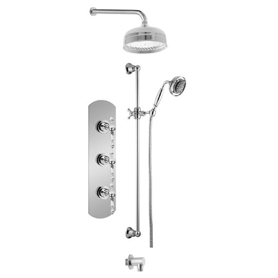 AQUADESIGN DISEGNO™ CHOPIN SHOWER SYSTEM 3711CHL