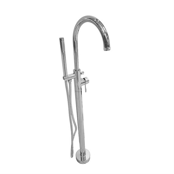 AQUADESIGN DISEGNO™ CONTEMPO FLOOR MOUNT TUB FILLER R3686