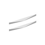 AQUADESIGN SONIA EPOQUE HANDLE BRUSHED NICKEL PAIR