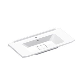 AQUADESIGN SONIA EPOQUE 40” TOP SOLID SURFACE - MATTE WHITE