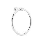 AQUADESIGN MAIER MUSE DIAMOND TOWEL RING 12002