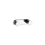 AQUADESIGN SONIA TECNO DOUBLE ROBE HOOK 116898