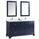 Virta 60 Inch Dalia Floor Mount Double Sink Vanity