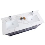 Virta 60 Inch Dalia Floor Mount Double Sink Vanity