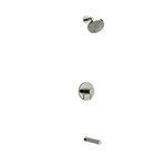 Riobel RIU Knurled KIT4744RUTMKN Type T/P ½" coaxial 2-way no share with shower head and tub spout