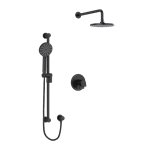 Riobel Ode KIT323OD Type T/P (thermostatic/pressure balance) ½" coaxial 2-way system with hand shower and shower head