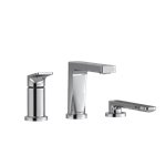 Riobel Ode OD16 3-piece Type P (pressure balance) deck-mount tub filler with hand shower