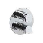 Riobel Ode OD46 4-way Type T/P (thermostatic/pressure balance) ¾" coaxial complete valve