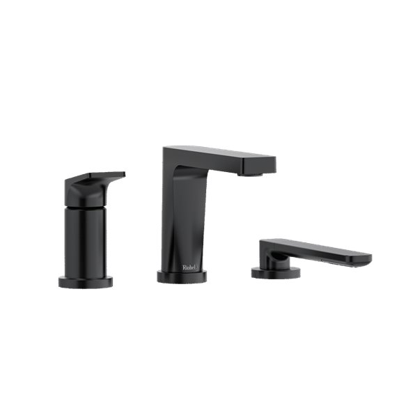 Riobel Ode TOD16 3-piece Type P (pressure balance) deck-mount tub filler with hand shower trim