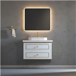 Virta 36 Inch Whitestar Wall Hung Single Sink Vanity