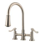 Ashfield 2-Handle Pull-Down Kitchen Faucet 