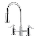 Ashfield 2-Handle Pull-Down Kitchen Faucet 