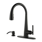 Lita 1-Handle Pull-Down Kitchen Faucet with Soap Dispenser 