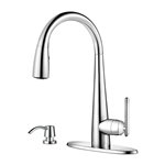 Lita 1-Handle Pull-Down Kitchen Faucet with Soap Dispenser 