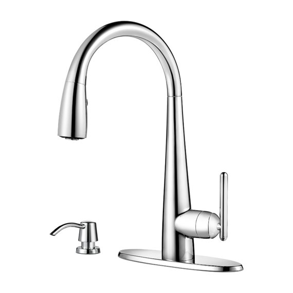 Lita 1-Handle Pull-Down Kitchen Faucet 