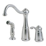 Marielle 1-Handle Kitchen Faucet with Side Spray 