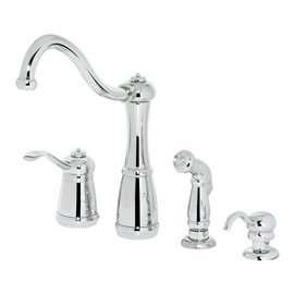Pfister Marielle 1-Handle Kitchen Faucet with Side Spray & Soap Dispenser 
