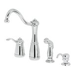 Marielle 1-Handle Kitchen Faucet with Side Spray & Soap Dispenser 