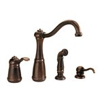 Marielle 1-Handle Kitchen Faucet with Side Spray & Soap Dispenser 