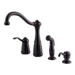 Marielle 1-Handle Kitchen Faucet with Side Spray & Soap Dispenser 