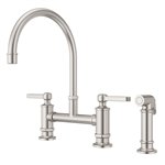 Port Haven 2-Handle Kitchen Faucet with Side Spray 