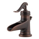 Ashfield Single Control 4" Centerset Bathroom Faucet 