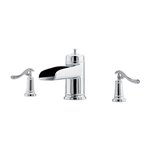 Ashfield 2-Handle Roman Tub Trim, less Hub & Handles 