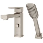 Deckard Single Handle Complete Roman Tub Trim with Handheld Shower 