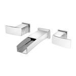 Kenzo 2-Handle Wall Mount Bathroom Faucet 