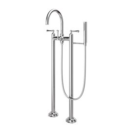 Pfister Tisbury Traditional 2-Handle Tub Filler with Hand Shower 