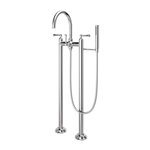 Tisbury Traditional 2-Handle Tub Filler with Hand Shower 