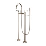 Tisbury Traditional 2-Handle Tub Filler with Hand Shower 