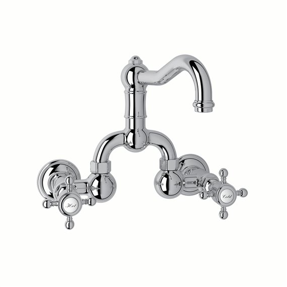 ROHL Acqui® Wall Mount Bridge Lavatory Faucet