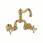 ROHL Acqui® Wall Mount Bridge Lavatory Faucet