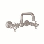 ROHL Acqui® Wall Mount Bridge Lavatory Faucet