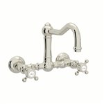 ROHL Acqui® Wall Mount Column Spout Bridge Kitchen Faucet