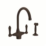 ROHL San Julio® C-Spout Kitchen Faucet With Sidespray