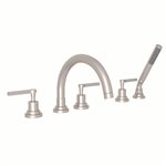 ROHL Lombardia® 5-Hole Deck Mount Tub Filler With C-Spout