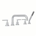 ROHL Lombardia® 5-Hole Deck Mount Tub Filler With U-Spout